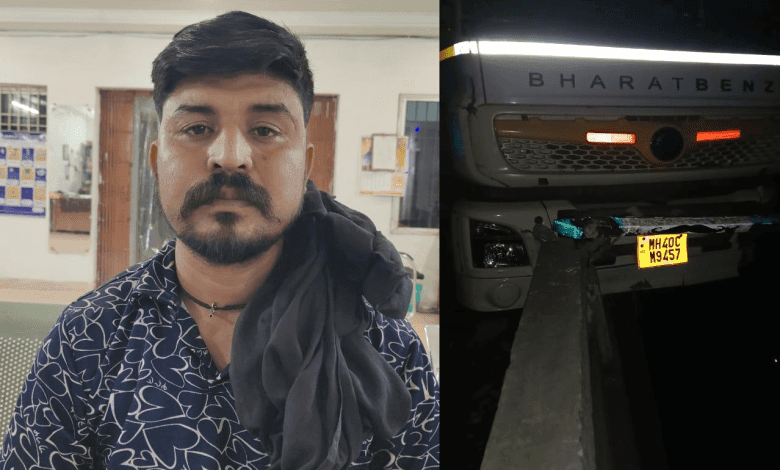 रसमड़ा हाईवे की रेलिंग तोड़ने वाला ट्रक चालक गिरफ्तार, वाहन जब्त... 1 रसमड़ा हाईवे की रेलिंग तोड़ने वाला ट्रक चालक गिरफ्तार, वाहन जब्त...