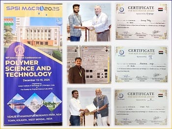 आईआईटी भिलाई के शोधकर्ताओं ने SPSI MACRO 2025 सम्मेलन में सर्वश्रेष्ठ पोस्टर पुरस्कार जीते...