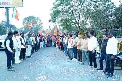 नितिन नबीन जी के राष्ट्रीय अध्यक्ष निर्वाचित होने पर दुर्ग ग्रामीण विधायक ललित चंद्राकर ने कार्यकताओं के साथ मनाया जश्न...