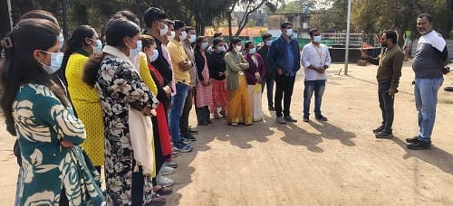 SLRM सेंटर में कालेज के विद्यार्थियों को दिया गया प्रशिक्षण... 1 SLRM सेंटर में कालेज के विद्यार्थियों को दिया गया प्रशिक्षण...