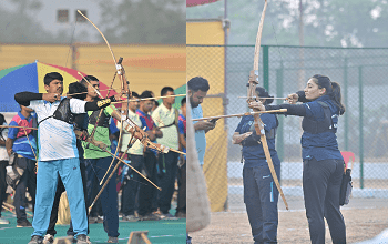 14वीं अखिल भारतीय पुलिस तीरंदाजी प्रतियोगिता 2025-26: दूसरे दिन रिकर्व, कंपाउंड और इंडियन राउंड के क्वालिफिकेशन मुकाबले संपन्न... 3 14वीं अखिल भारतीय पुलिस तीरंदाजी प्रतियोगिता 2025-26: दूसरे दिन रिकर्व, कंपाउंड और इंडियन राउंड के क्वालिफिकेशन मुकाबले संपन्न
