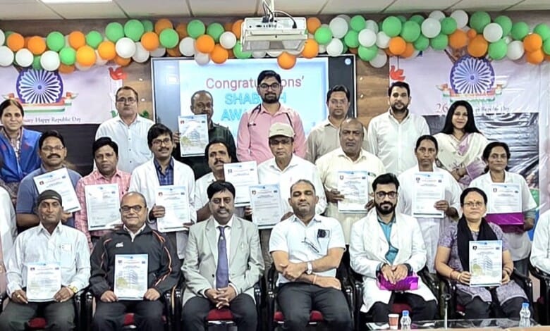 चिकित्सा विभाग में ‘सेल शाबाश योजना’ का शुभारंभ; 15 कर्मचारियों को किया गया सम्मानित...