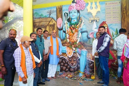 शिव गौरी के उपासना और शक्ति का महापर्व महाशिवरात्रि- विधायक ललित चंद्राकर...