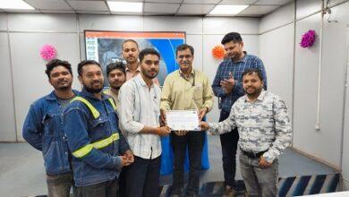 एसपी-3 विभाग में “वेल्डिंग एवं गैस कटिंग में सुरक्षा” विषय पर प्रशिक्षण सत्र आयोजित...