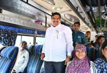 मंत्री गजेन्द्र यादव का बस सफर, आमजन से जुड़कर उनसे संवाद किये...