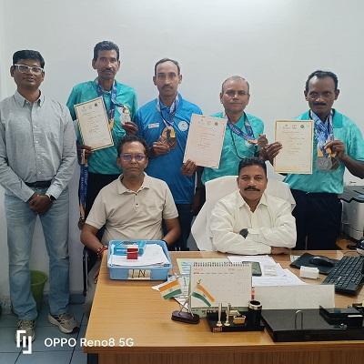 भिलाई इस्पात संयंत्र के खिलाड़ियों का ‘खेलो मास्टर्स नेशनल गेम्स–2026’ में उत्कृष्ट प्रदर्शन