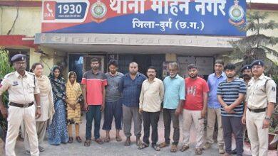 म्यूल अकाउंट के माध्यम से साइबर ठगी करने वाले 10 आरोपी गिरफ्तार...