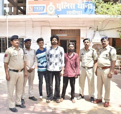 दुर्ग पुलिस द्वारा नशे के के विरुद्ध लगातार कार्यवाही अंतराज्यीय गिरोह के आरोपी गिरफ्तार...