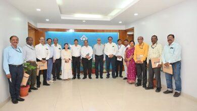 सेवानिवृत्ति पर बीएसपी प्रबंधन ने दी भावभीनी विदाई...