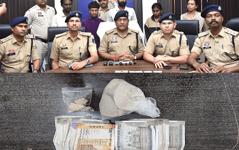 दुर्ग पुलिस की बड़ी कार्रवाई– नशे पर लगातार कार्रवाई जारी, हेरोईन तस्करी में 04 अंतरराज्यीय आरोपी गिरफ्तार...