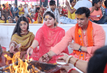 भिलाई में हनुमान जन्मोत्सव की धूम: इंद्रजीत सिंह छोटू के नेतृत्व में कोहका के बीरा जी आंगन में 51 पंडितों संग गूंजा हनुमान चालीसा...