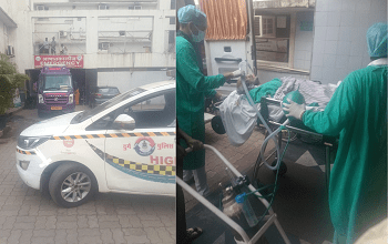 गंभीर मरीज को समय पर उपचार हेतु यातायात पुलिस दुर्ग ने 22 मिनट में ग्रीन कॉरिडोर बना कर रायपुर पहुंचाया...