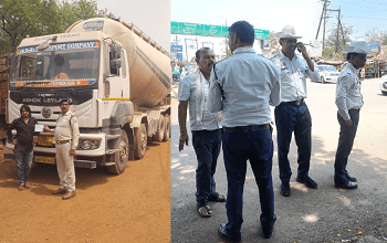 नो-पार्किंग के विरुद्ध यातायात पुलिस की विशेष कार्यवाही, 87 वाहन चालकों पर ई-चालान...