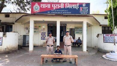 दुर्ग पुलिस की अवैध शराब बिक्री पर लगातार कार्यवाही ,पुरानी भिलाई पुलिस की त्वरित कार्रवाई – आरोपी गिरफ्तार