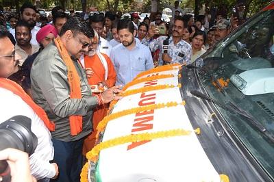 108 संजीवनी एक्सप्रेस की 10 आधुनिक एम्बुलेंसों का हुआ भव्य शुभारंभ...