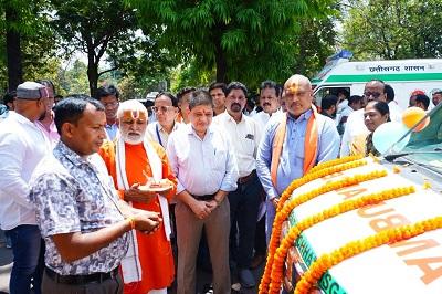विधायक श्री ललित चंद्राकर के प्रयासों से अंडा, निकुम एवं अंजोरा सामुदायिक स्वास्थ्य केंद्रों में 108 एम्बुलेंस की सुविधा मिली
