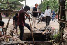 पाइप लाइन लीकेज से जलभराव की समस्या को निगम प्रशासन ने तत्काल किया समाधान...