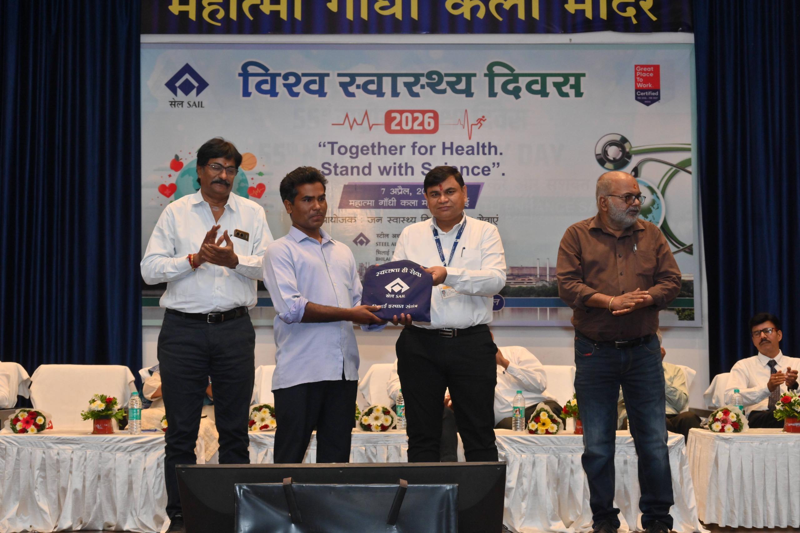 विश्व स्वास्थ्य दिवस पर संयंत्र द्वारा “टुगेदर फॉर हेल्थ – स्टैंड विद साइंस” जनजागरूकता कार्यक्रम आयोजित...