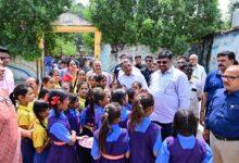 शिक्षा मंत्री गजेन्द्र यादव पहुँचे प्रा. स्कूल, बच्चों से संवाद कर पढ़ाई करने प्रेरित किये...