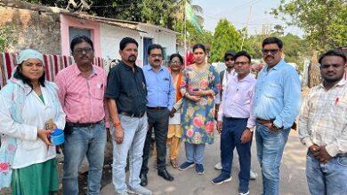 स्वास्थ्य अमला पहुंचा पीलियां प्रभावित वार्ड में स्थिति नियंत्रण में...