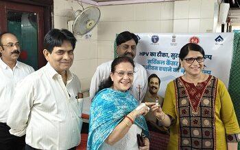 सयंत्र के जवाहरलाल नेहरू चिकित्सालय में एचपीवी टीकाकरण अभियान का शुभारंभ...