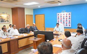 इस्पात सचिव संदीप पौंड्रिक आई.ए. एस. ने किया भिलाई इस्पात संयंत्र का भ्रमण...