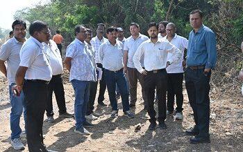 भिलाई में नाला, सब्जी मंडी और खेल परिसर का निरीक्षण...