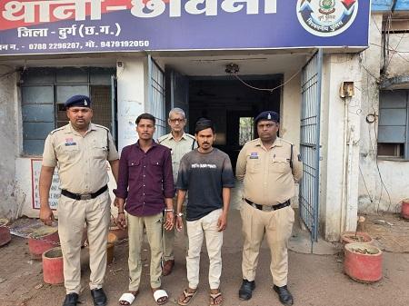 पुरानी रंजिश में युवक पर धारदार हथियार व बेसबॉल बैट से हमला करने वाले दो आरोपी गिरफ्तार...