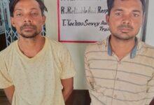 अवैध शराब परिवहन करते दो आरोपियों को नंदिनी नगर पुलिस ने घेराबंदी कर पकड़ा, शराब व मोटर सायकल जप्त...