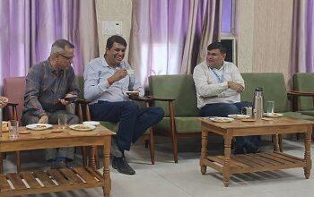 भिलाई इस्पात संयंत्र के मानव संसाधन केंद्र में वीआईपी लाउंज का उद्घाटन...