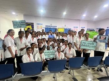 विश्व टीकाकरण सप्ताह 2026: जुनवानी के शंकराचार्य नर्सिंग कॉलेज में जागरूकता अभियान, नुक्कड़ नाटक से दिया संदेश...