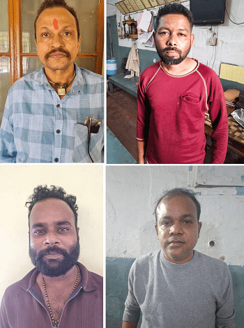 लंबे समय से फरार स्थाई वारंटियों के विरुद्ध विशेष अभियान चलाकर 04 वारंटियों को गिरफ्तार कर न्यायालय में प्रस्तुत किया गया