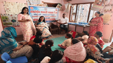 अंतरराष्ट्रीय माहवारी स्वच्छता दिवस पर आंगनवाड़ी केंद्रों में जागरूकता कार्यक्रम आयोजित...