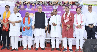 मुख्यमंत्री विष्णु देव साय सुशासन तिहार अंतर्गत राजनांदगांव में आयोजित जनसमस्या निवारण शिविर में हुए शामिल...