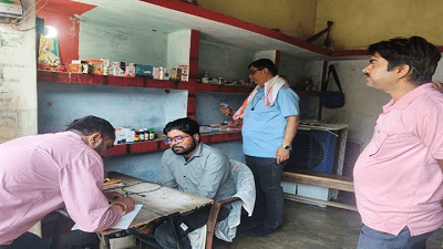 स्वास्थ्य विभाग द्वारा अवैध क्लीनिक संचालित करने पर की गई कार्रवाई...