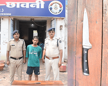 शास्त्री नगर कैम्प-01 में धारदार हथियार लेकर आम लोगों को भयभीत करने वाला आरोपी गिरफ्तार...