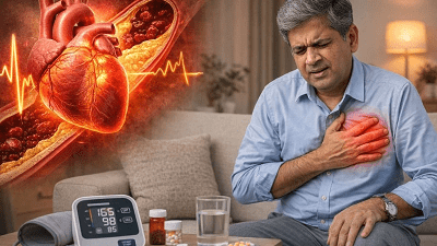 High BP Alert: हाई ब्लड प्रेशर बन सकता है हार्ट अटैक की बड़ी वजह, इन संकेतों को भूलकर भी न करें नजरअंदाज... 1 High BP Alert: हाई ब्लड प्रेशर बन सकता है हार्ट अटैक की बड़ी वजह, इन संकेतों को भूलकर भी न करें नजरअंदाज...