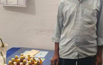 अवैध शराब बिक्री पर दुर्ग पुलिस की लगातार कार्रवाई जारी– घेराबंदी कर आरोपी गिरफ्तार, 39 पौवा देशी शराब जप्त...