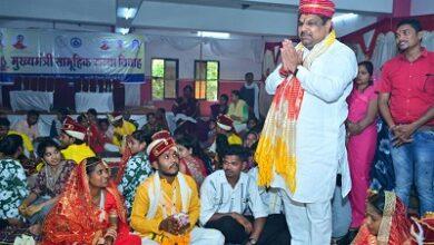 मुख्यमंत्री कन्या विवाह में शामिल हुए स्कूल शिक्षा मंत्री गजेन्द्र यादव...