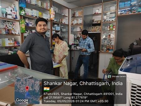 दुर्ग जिले में औषधि विक्रेताओं की सघन जांच, तीन फर्मों को नोटिस...