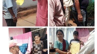 ​भीषण गर्मी और लू से बचाव हेतु शारदा पारा के कुष्ठ एवं भैरव बस्ती में स्वास्थ्य शिक्षा कार्यक्रम आयोजित...