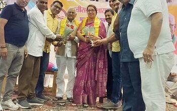 सिंधी साहित्य एकेडमी की प्रदेश अध्यक्ष नियुक्त होने पर सुषमा जेठानी का सम्मान...
