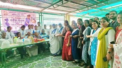 अन्तर्राष्ट्रीय नर्सेस दिवस पर सेवा एवं मानवता से परिपूर्ण कार्यक्रम का आयोजन किया...