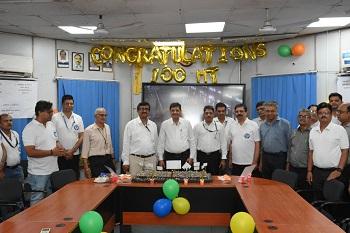 भिलाई इस्पात संयंत्र के सिंटर प्लांट-3 में 100 मिलियन टन ग्रॉस सिंटर उत्पादन का ऐतिहासिक कीर्तिमान स्थापित... 3 भिलाई इस्पात संयंत्र के सिंटर प्लांट-3 में 100 मिलियन टन ग्रॉस सिंटर उत्पादन का ऐतिहासिक कीर्तिमान स्थापित...