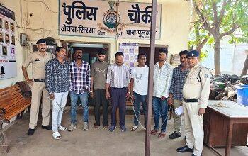 शिवनाथ नदी किनारे जुआ फड़ पर दुर्ग पुलिस की रेड, 7 आरोपी गिरफ्तार, नगदी-वाहन और मोबाइल जब्त...