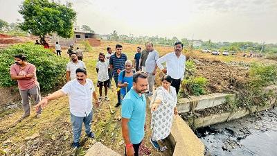 बारिश पूर्व तैयारियां तेज, महापौर और आयुक्त ने नाला सफाई कार्यों का किया निरीक्षण...