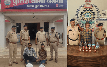ऑपरेशन विश्वास के तहत अवैध शराब कारोबार पर दुर्ग पुलिस की बड़ी कार्रवाई...