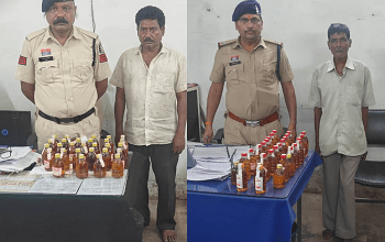 दुर्ग पुलिस ने चार ठिकानों पर मारी रेड, 114 पौवा अवैध शराब के साथ 4 तस्कर गिरफ्तार...