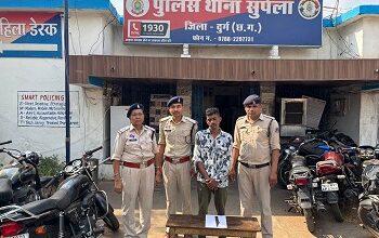 सार्वजनिक स्थान पर चाकू लहराकर फैला रहा था दहशत, पुलिस ने दबोचा; आर्म्स एक्ट के तहत भेजा जेल... 5 सार्वजनिक स्थान पर चाकू लहराकर फैला रहा था दहशत, पुलिस ने दबोचा; आर्म्स एक्ट के तहत भेजा जेल...