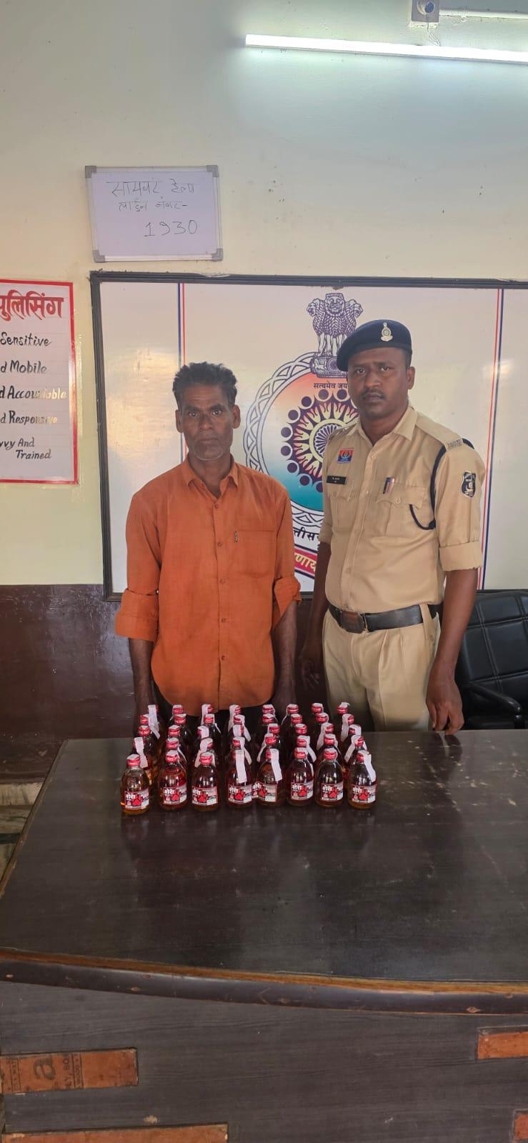 अवैध शराब परिवहन एवं बिक्री के विरुद्ध दुर्ग पुलिस की लगातार कार्रवाई जारी, तीन अलग अलग अपराधों मे 04 आरोपी गिरफ्तार...